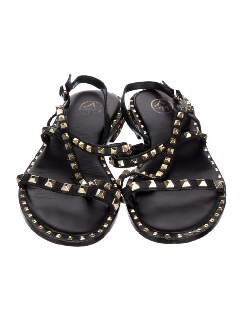 Ash Leather Slingback Sandals