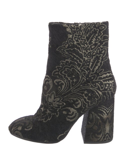 Ash Printed Embroidered Accent Boots