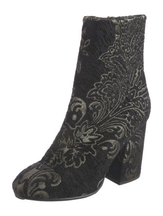 Ash Printed Embroidered Accent Boots