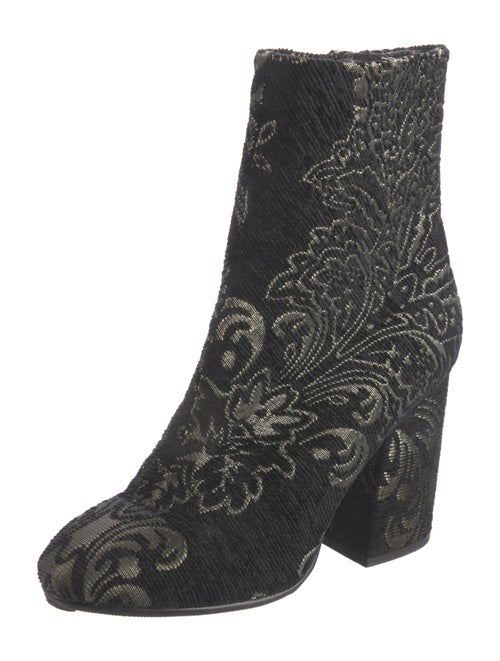 Ash Printed Embroidered Accent Boots