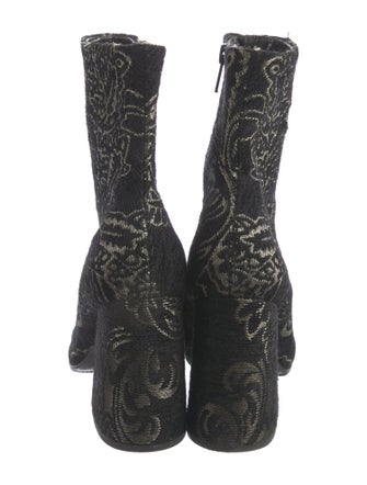 Ash Printed Embroidered Accent Boots