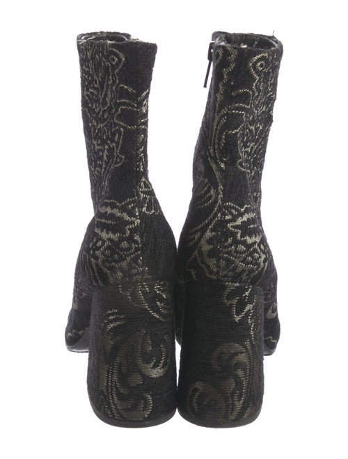 Ash Printed Embroidered Accent Boots