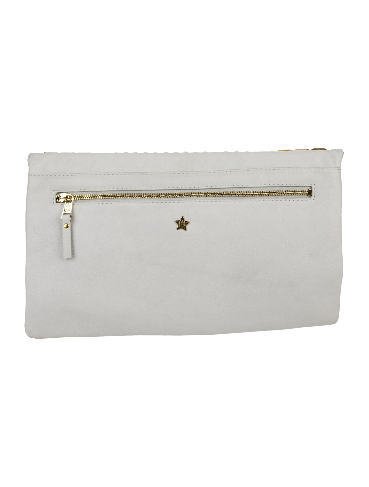 Ash Leather Clutch