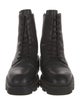 Ash Leather Combat Boots
