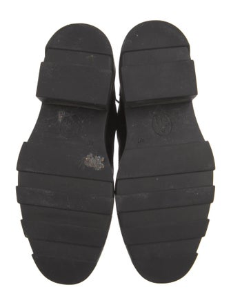 Ash Leather Combat Boots