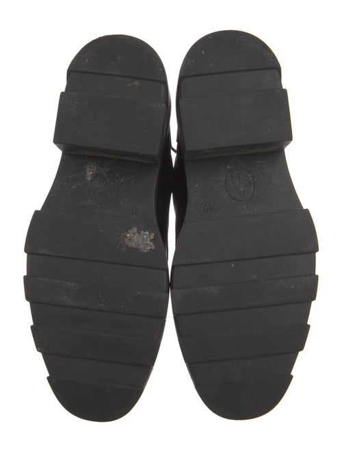 Ash Leather Combat Boots