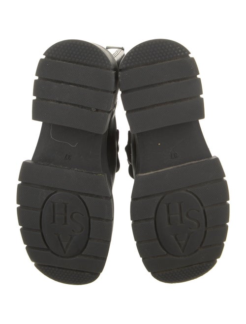 Ash Leather Combat Boots