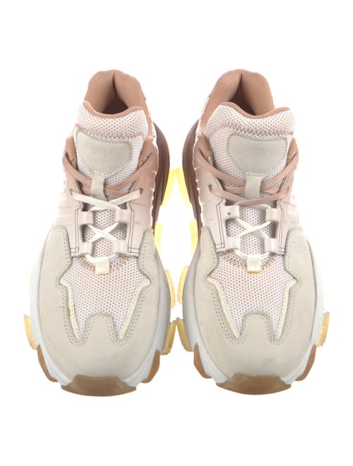 Ash Canvas Colorblock Pattern Chunky Sneakers