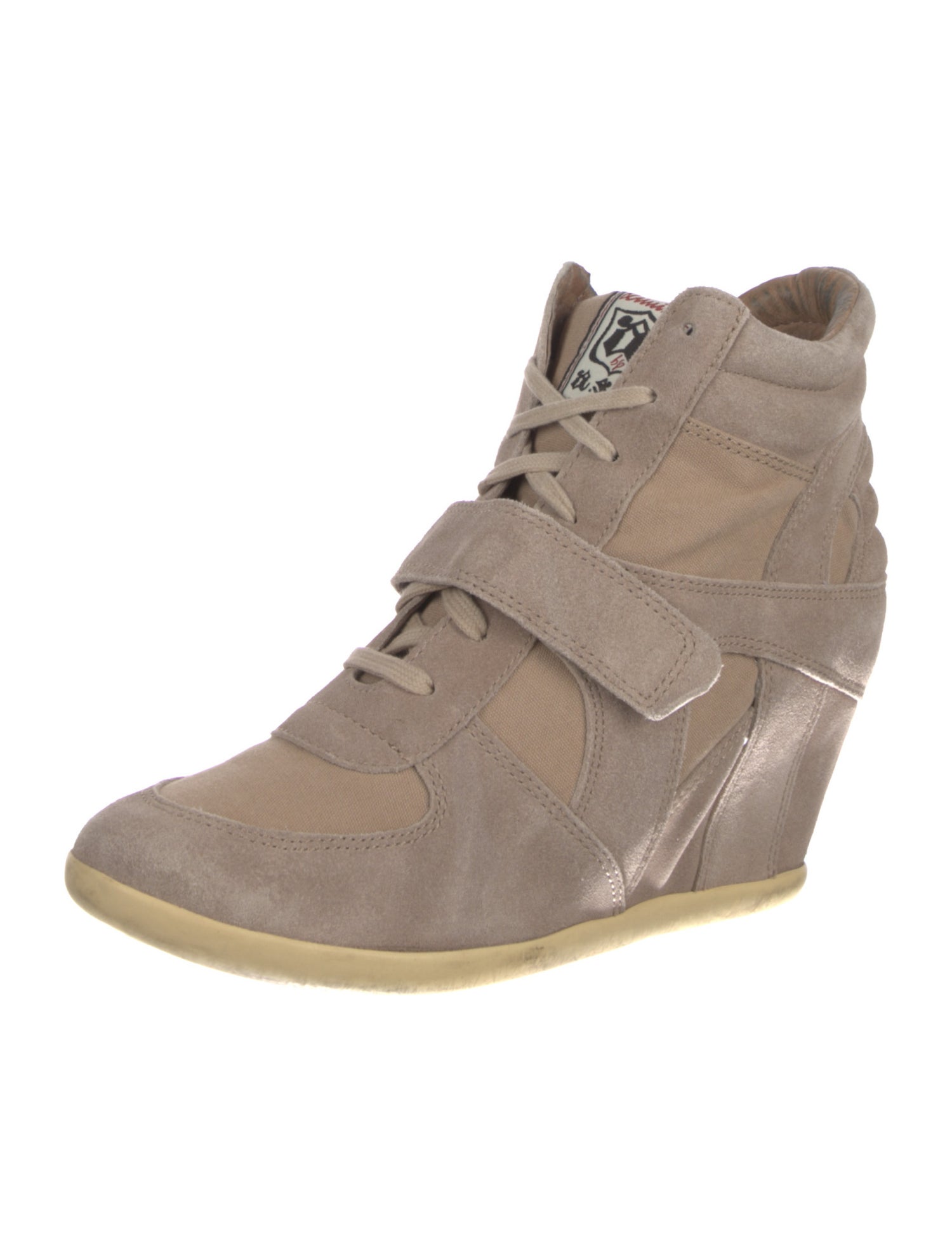 Ash Suede Wedge Sneakers