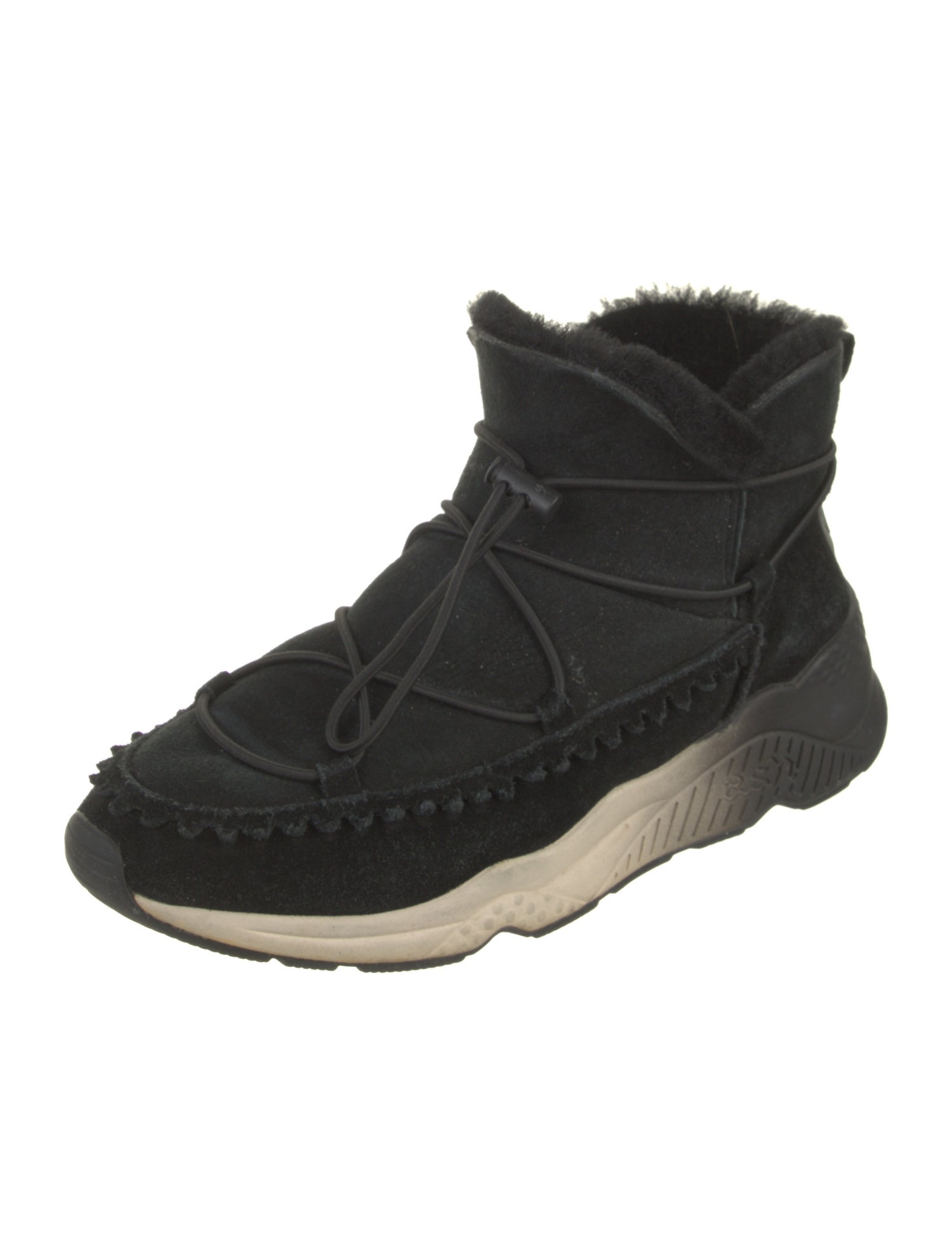 Ash Suede Wedge Sneakers