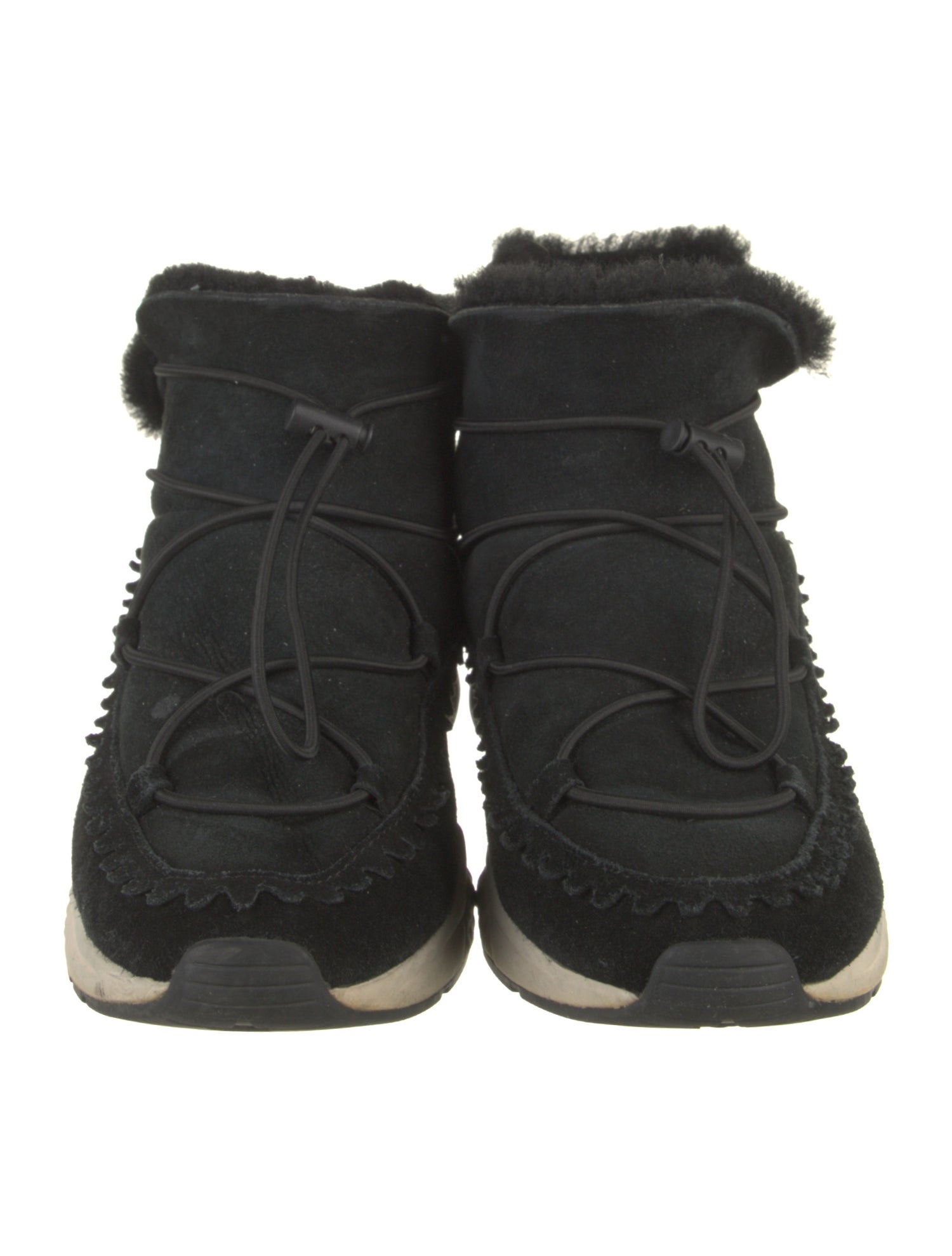 Ash Suede Wedge Sneakers