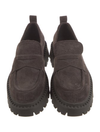 Ash Suede Leather Trim Embellishment Oxfords