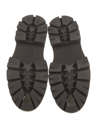 Ash Suede Leather Trim Embellishment Oxfords