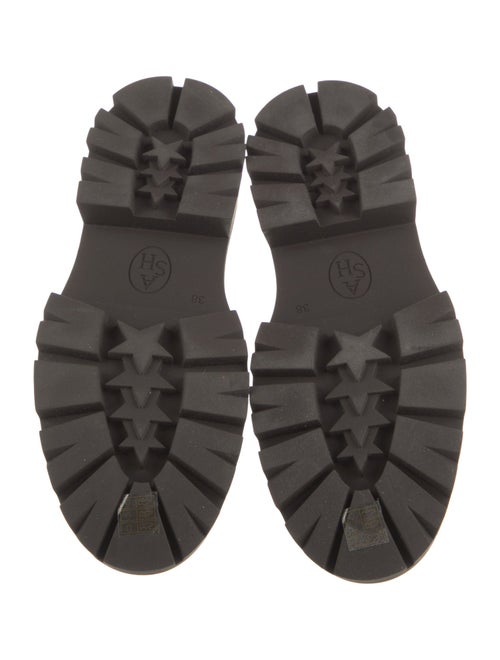 Ash Suede Leather Trim Embellishment Oxfords