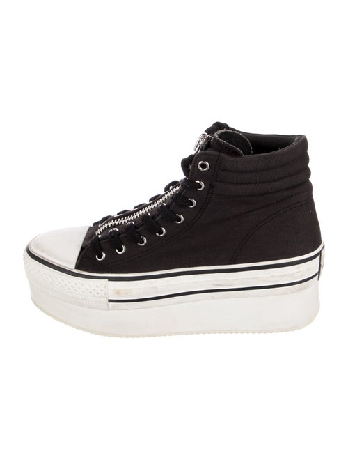 Ash Leather Chunky Sneakers