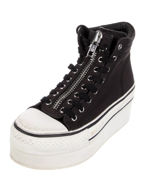 Ash Leather Chunky Sneakers