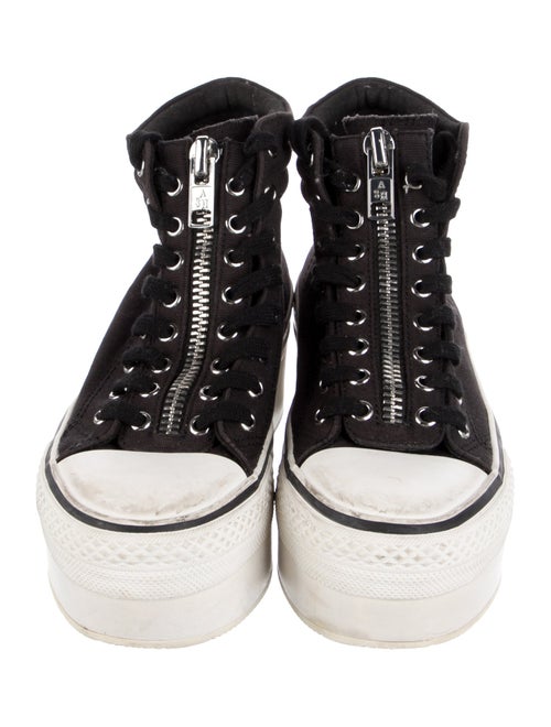 Ash Leather Chunky Sneakers