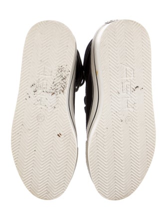 Ash Leather Chunky Sneakers