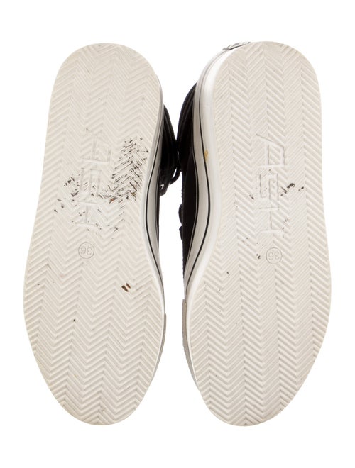 Ash Leather Chunky Sneakers