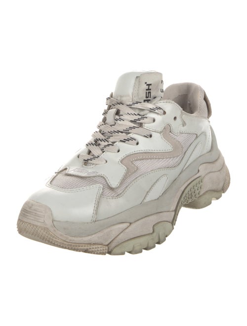 Ash Leather Chunky Sneakers