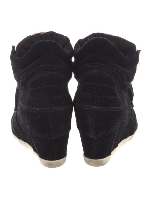 Ash Suede Colorblock Pattern Lace-Up Boots