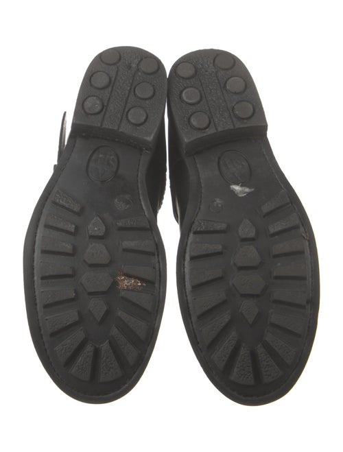 Ash Leather Studded Accents Moto Boots