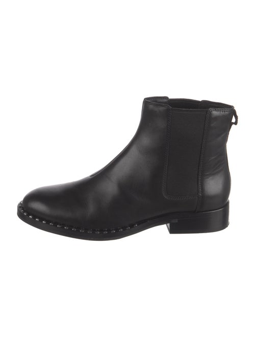 Ash Leather Studded Accents Chelsea Boots