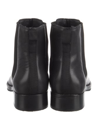 Ash Leather Studded Accents Chelsea Boots