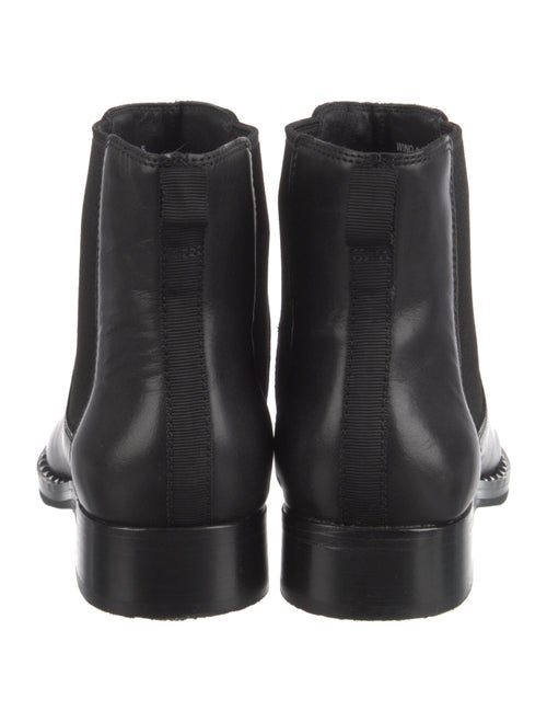 Ash Leather Studded Accents Chelsea Boots