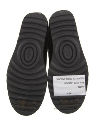 Ash Leather Leather Trim Embellishment Boots