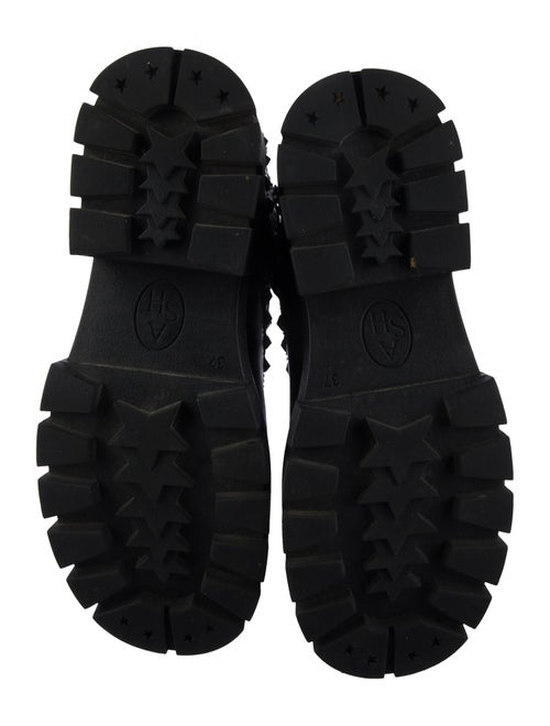 Ash Leather Combat Boots