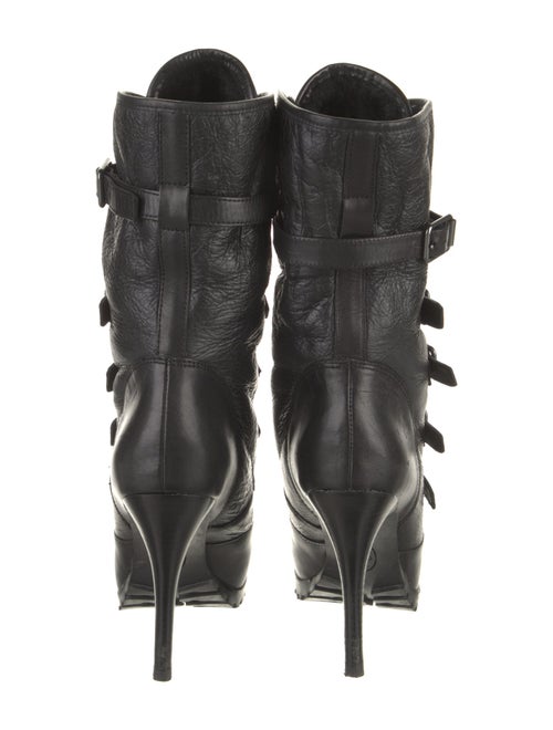 Ash Leather Lace-Up Boots