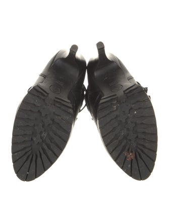 Ash Leather Lace-Up Boots