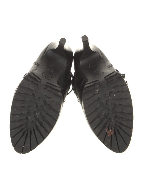 Ash Leather Lace-Up Boots