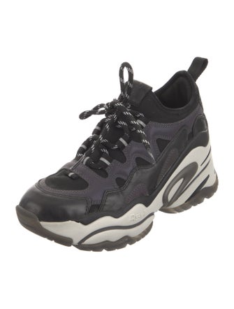 Ash Leather Chunky Sneakers