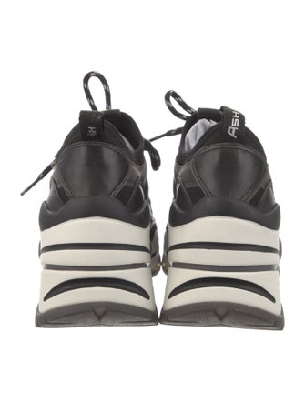 Ash Leather Chunky Sneakers