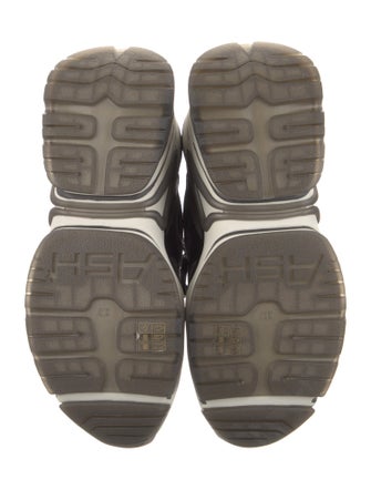 Ash Leather Chunky Sneakers