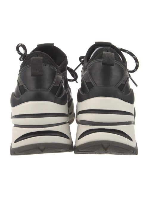 Ash Leather Wedge Sneakers