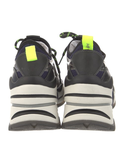 Ash Leather Printed Chunky Sneakers