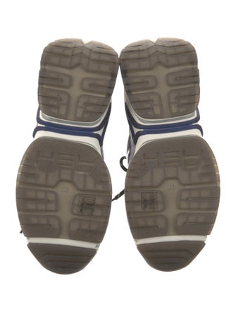 Ash Leather Printed Chunky Sneakers