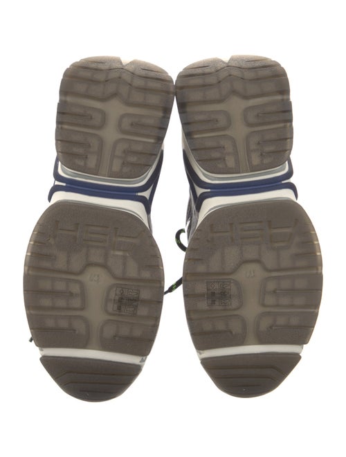 Ash Leather Printed Chunky Sneakers