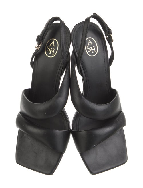 Ash Leather Slingback Sandals
