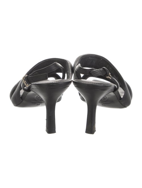 Ash Leather Slingback Sandals