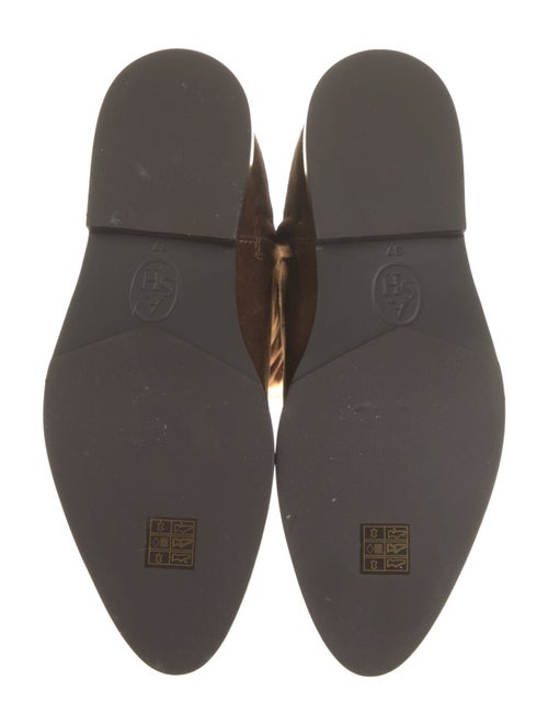 Ash Suede Floral Print Boots