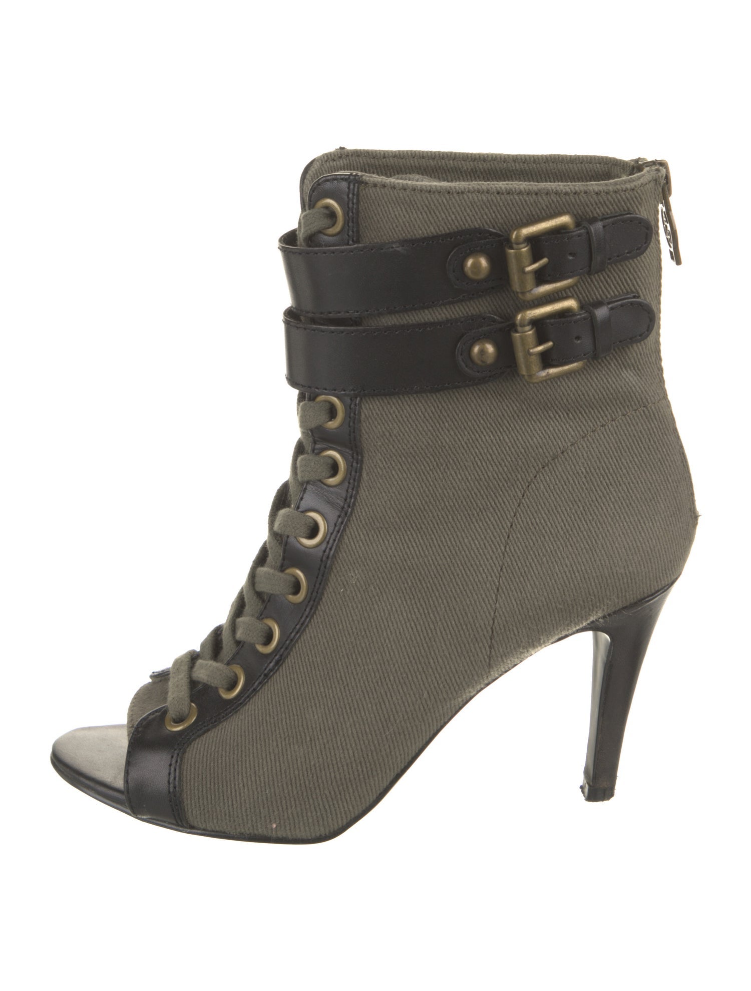 Ash Canvas Studded Accents Boots
