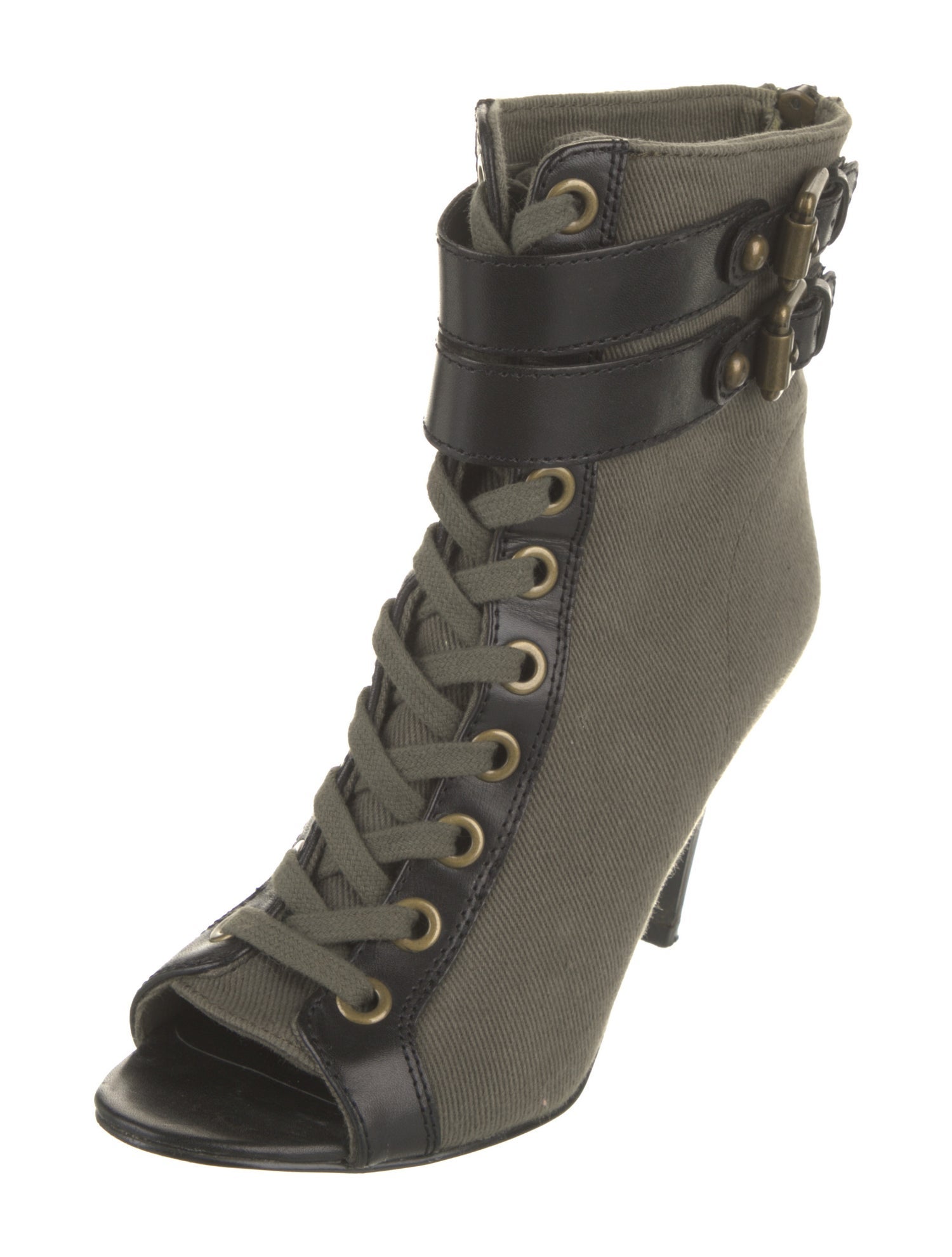 Ash Canvas Studded Accents Boots