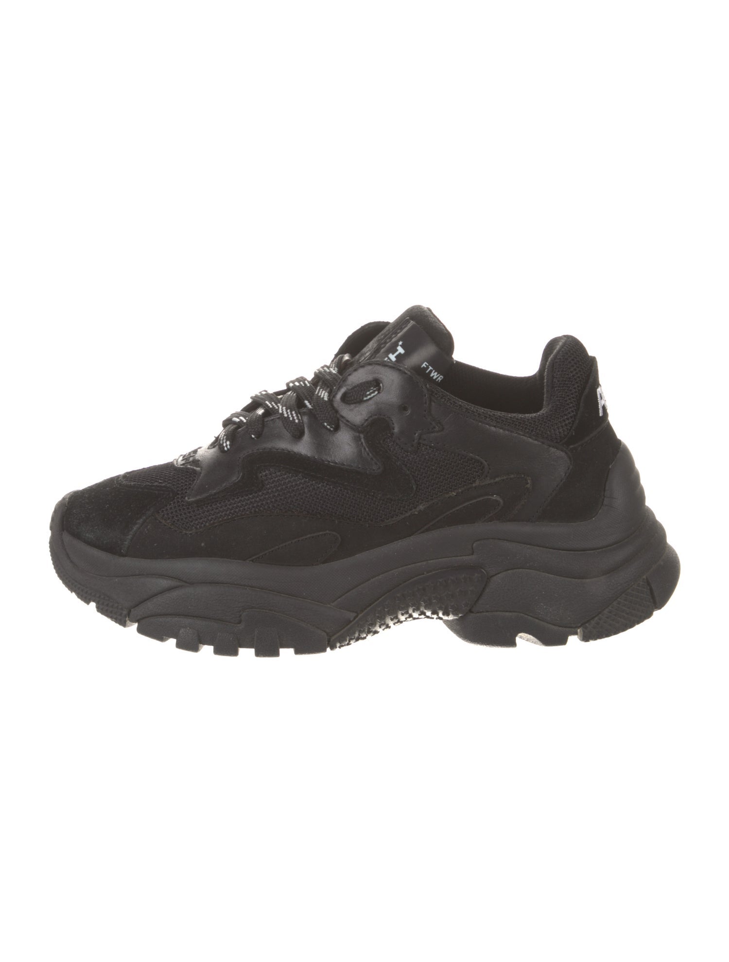 Ash Leather Chunky Sneakers