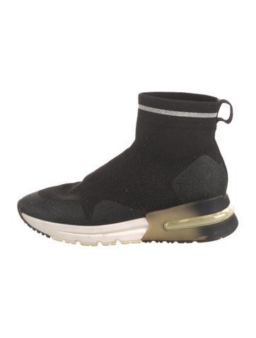 Pre-owned Ash Sock Sneakers In Black