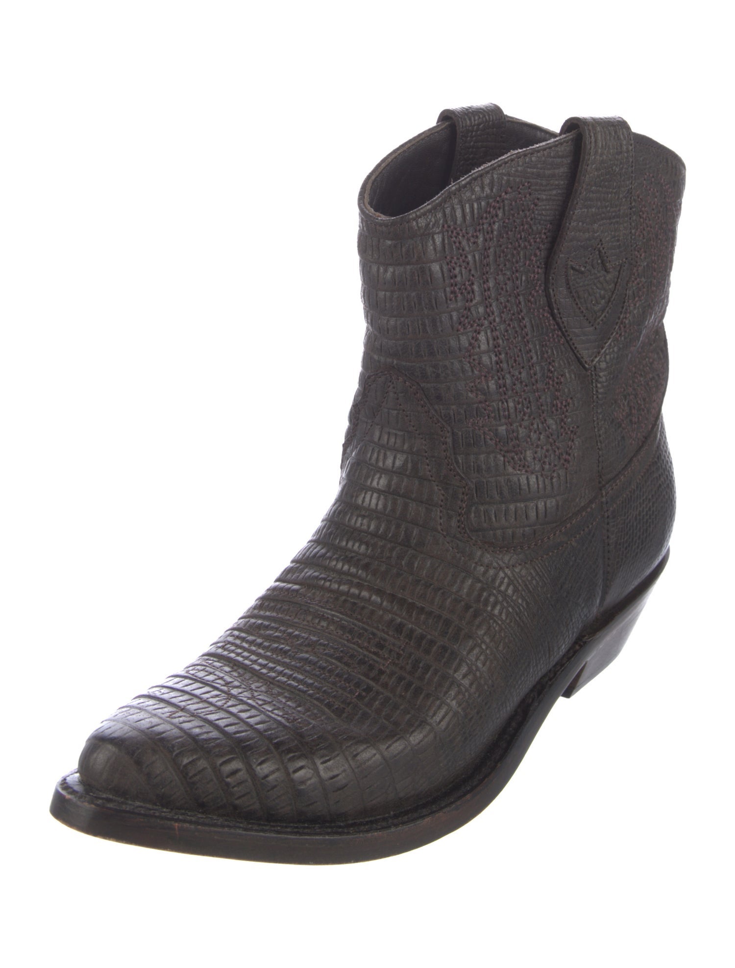 Ash Leather Western Boots