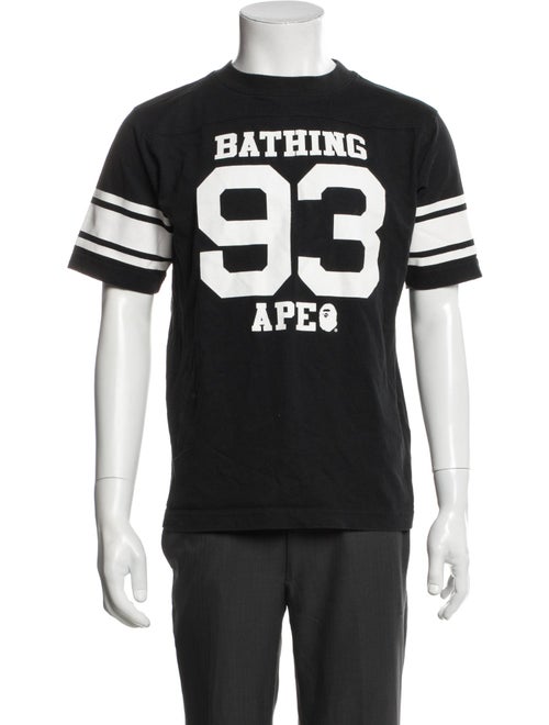 A Bathing Ape x Champion Graphic Print Crew Neck T-Shirt